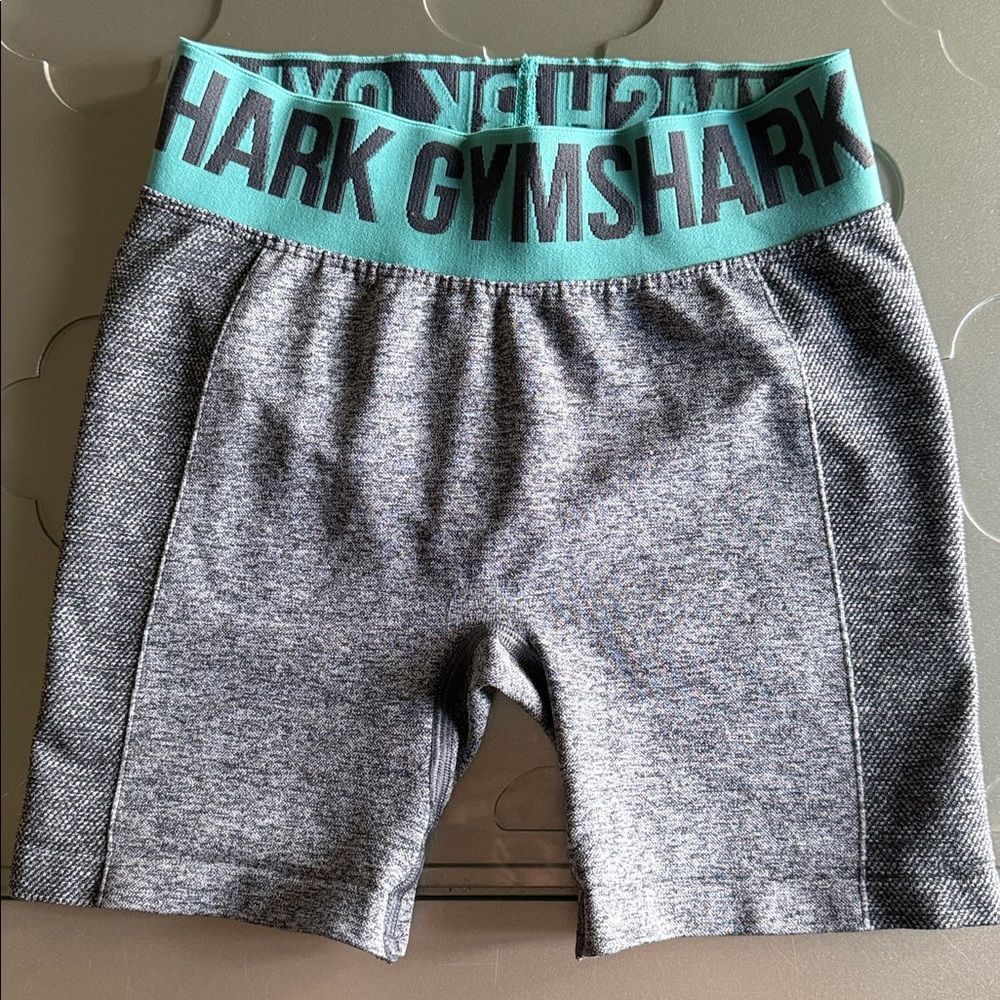 GYMSHARK Flex Shorts Women's Size XS Gray Teal - Picture 5 of 12